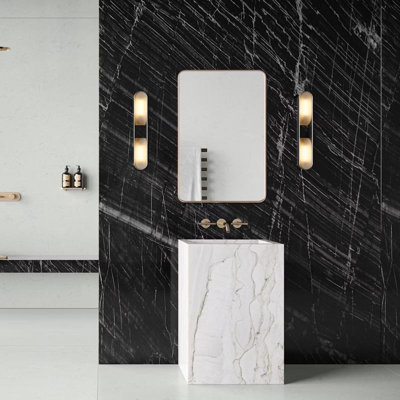 Revêtement salle de bain sur-mesure en granit Sensa® Oihana