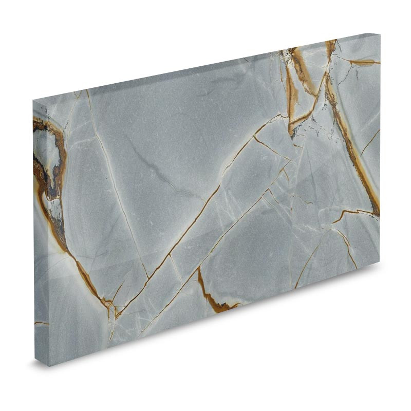 Plan de travail cuisine sur-mesure en Quartzite Texta® Blue Roma