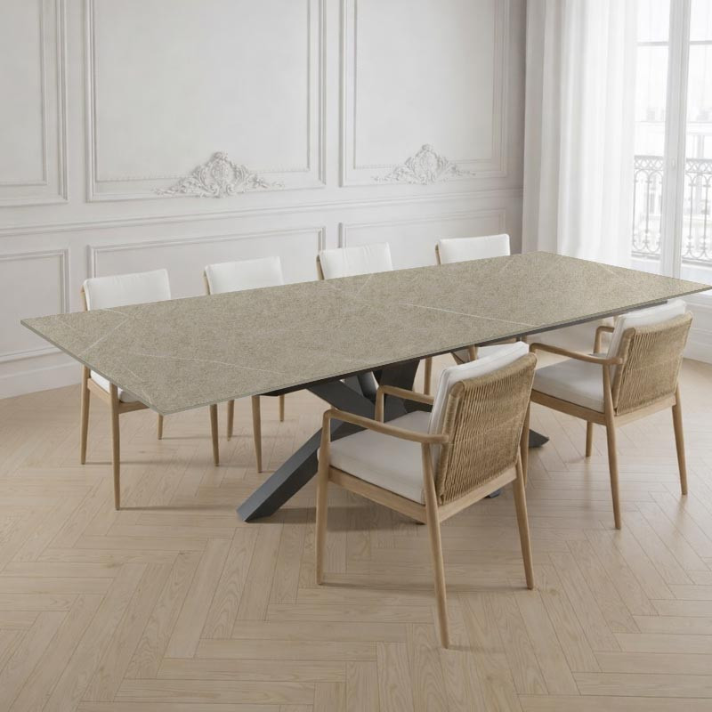 Table design sur-mesure en céramique Dekton Adia