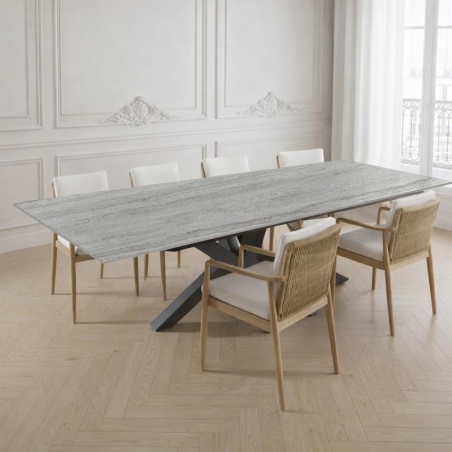 Table design sur mesure en céramique Dekton Trevi