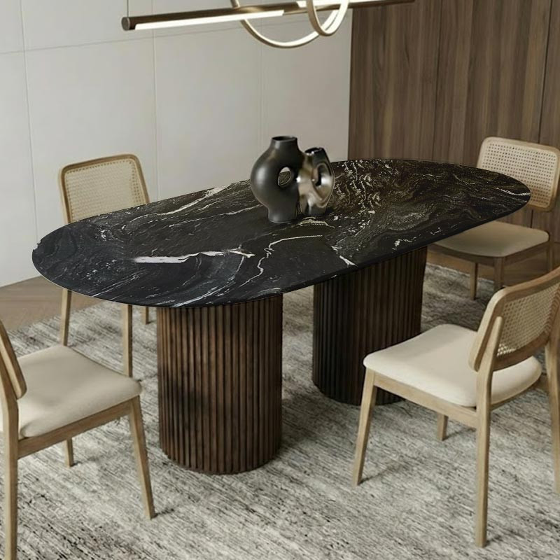 Table sur mesure Oblong en Granit Makalu