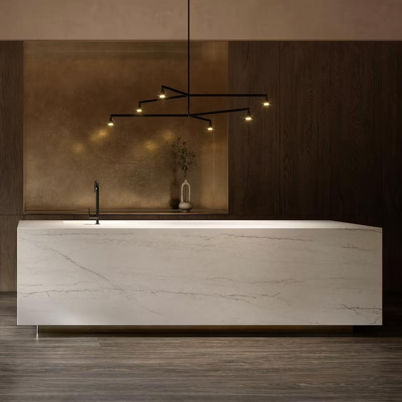 Ilot central sur mesure en  Eclos® Ivora by Cosentino