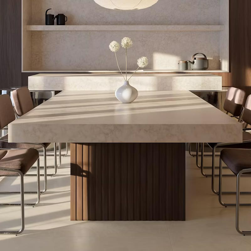Ilot central sur mesure en  Eclos® Veilr by Cosentino