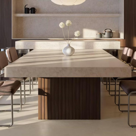 Ilot central sur mesure en  Eclos® Veilr by Cosentino