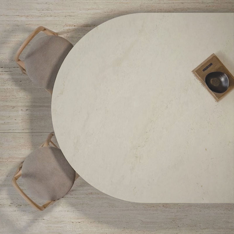 Plateau de table ronde sur mesure en Eclos® Sandr