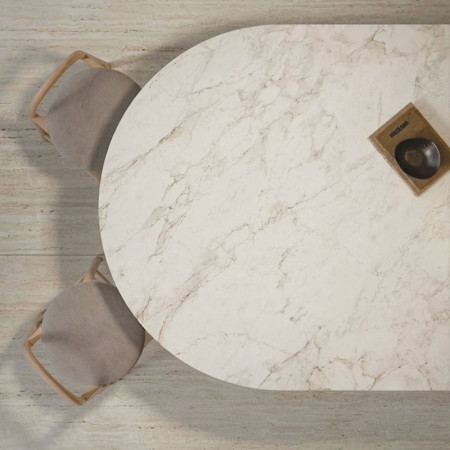 Plateau de table ronde sur mesure en Eclos® Tajnar