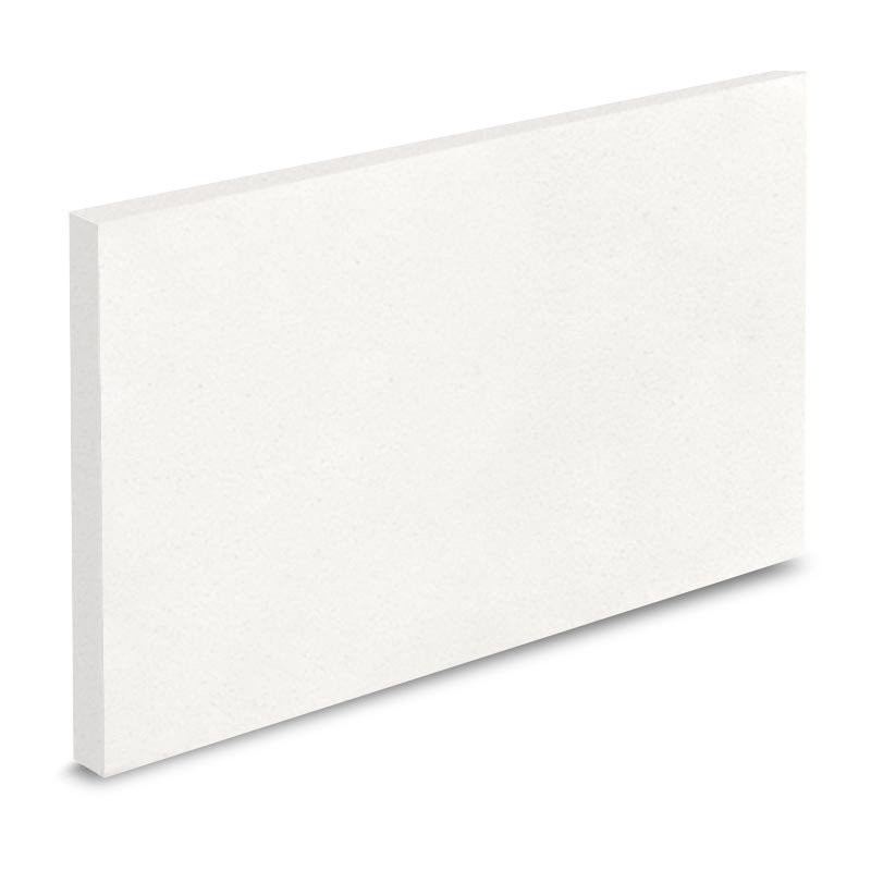 Marche d'escalier sur-mesure en quartz silestone Blanco zeus