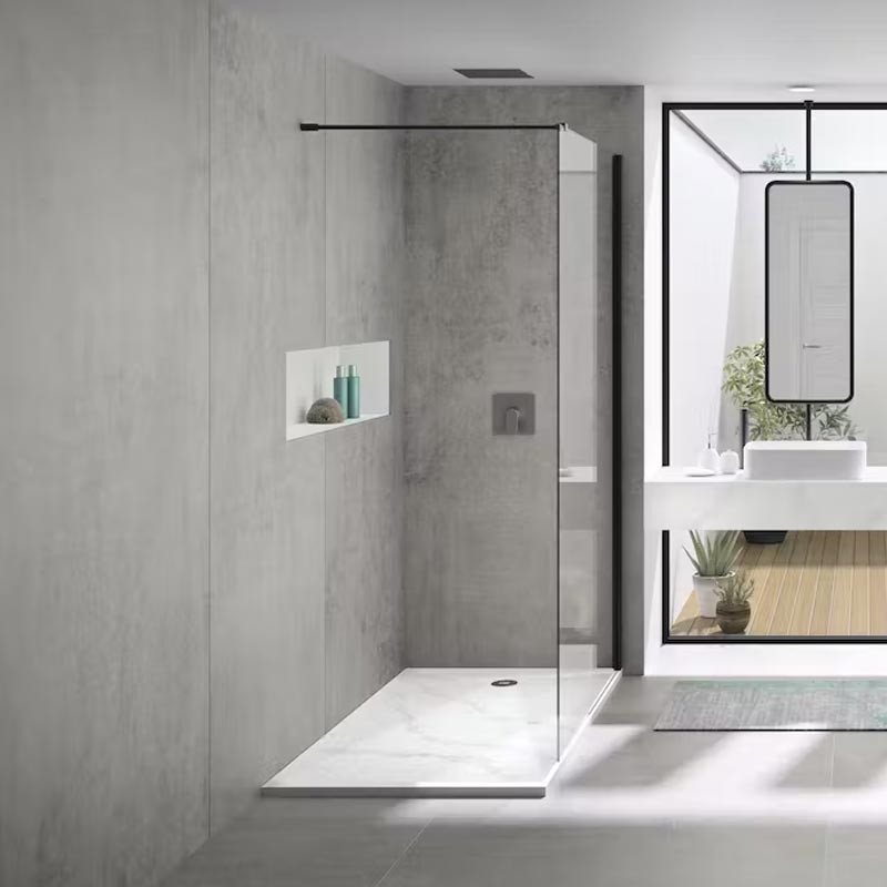 Revêtement mural de salle de bain sur-mesure en céramique Dekton Kreta