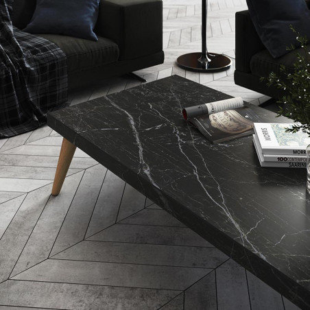 Table sur mesure en Dekton Somina Orinika