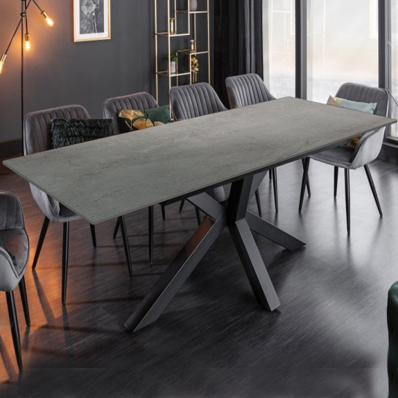 Table design sur-mesure en céramique Dekton Soke