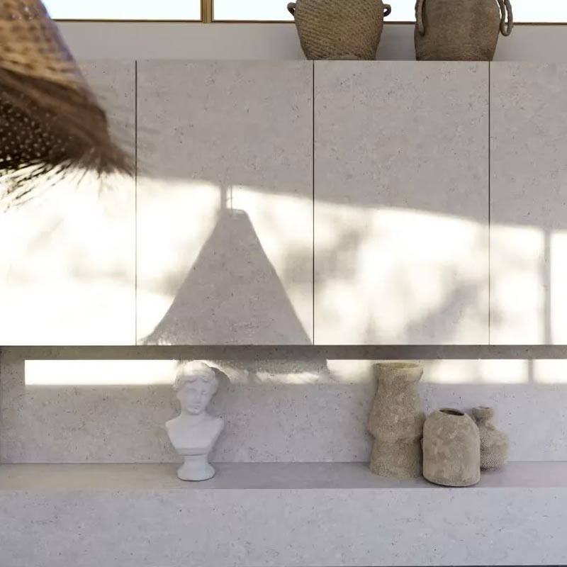 plan de travail sur mesure en Dekton Nebbia