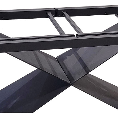 Zoom Pieds de table extensible Armonia noir design