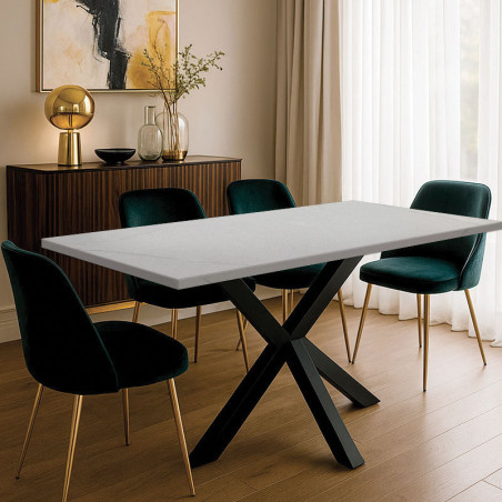 Table a manger moderne en compact Botticino