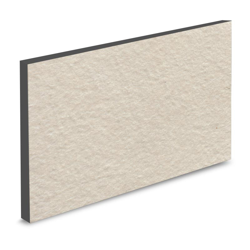 Plateau de table en compact hpl Luserna Bianco
